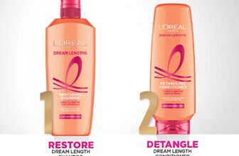L’Oréal Paris Conditioner, Nourishes, Repair & Shine, For Long and Lifeless Hair, Dream Lengths, 175ml