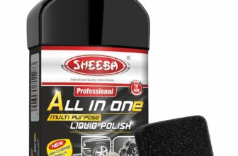 SHEEBA All in One Multipurpose Liquid Polish for Car, Motorbike, Scooter, Household, Office Care | High Gloss | Easy Application | For Interior & Exterior Surfaces -200mL with Applicator Pad.