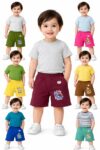 Kids Unisex Cotton Shorts Combo Pack of 7 | Soft & Breathable Fabric | Comfortable Elastic Waist Bottom Wear for Boys & Girls