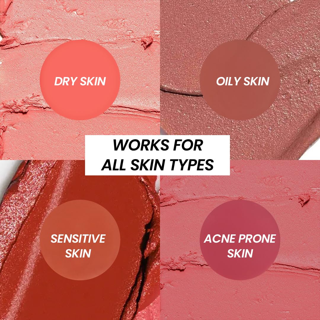 INSIGHT Lip & Cheek Tint - Candy Cane (3 g) | Matte Finish | With Vitamin E | Long-Lasting, Lightweight Multipurpose Tint for Lips & Cheeks | Smooth Application | All Skin Types - Image 5
