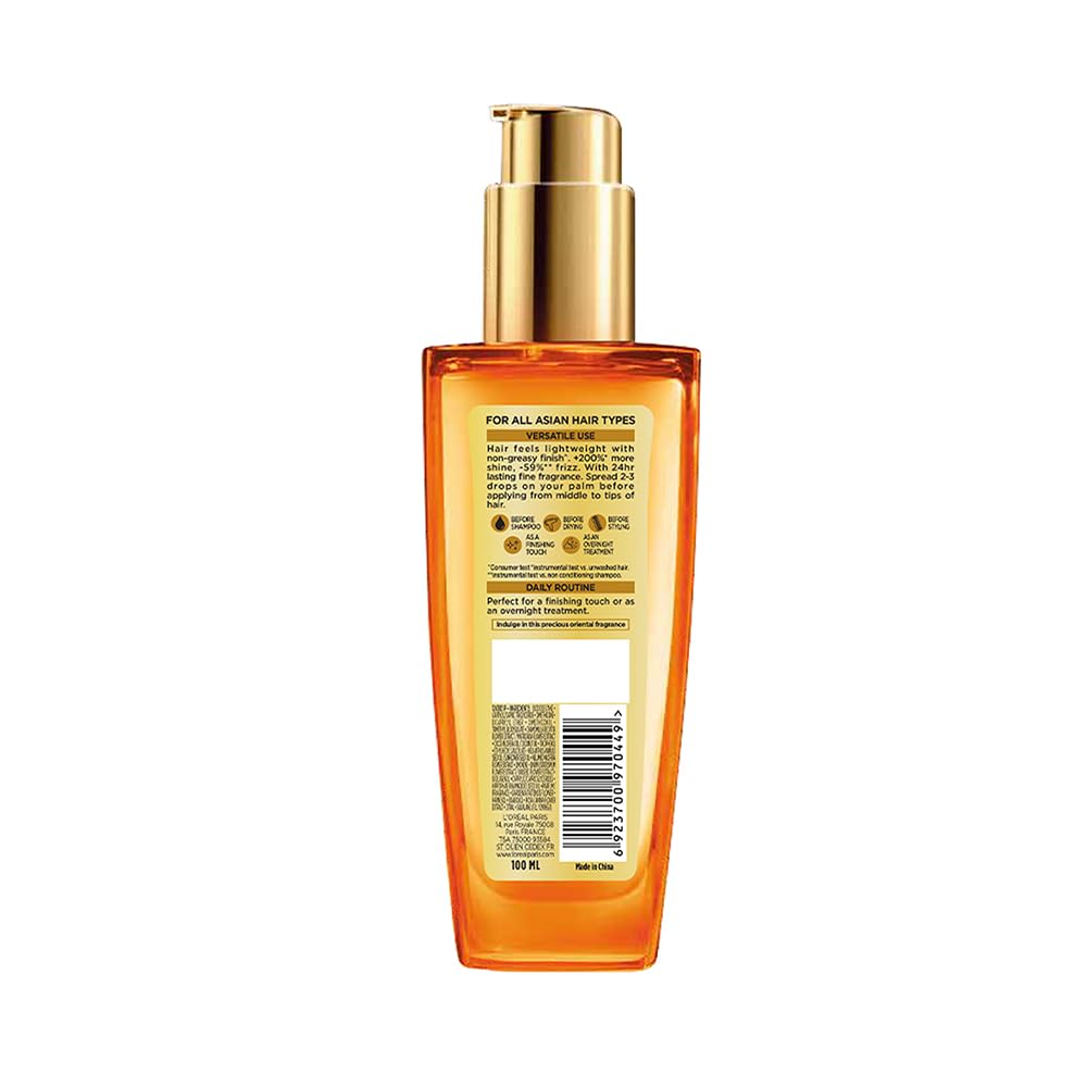 L'Oreal Paris Extraordinary Oil Hair Serum - Heat Protection, 100ml - Image 4