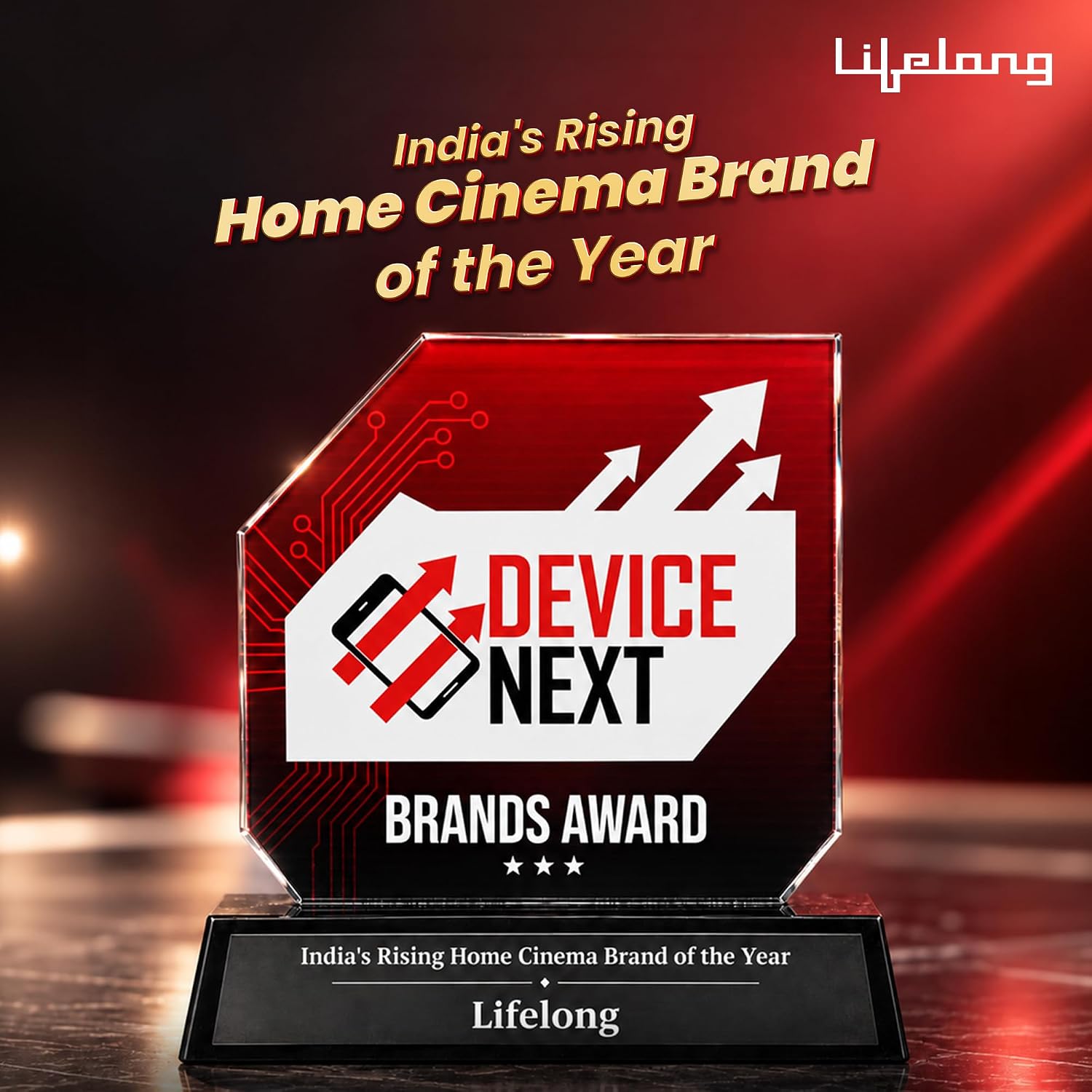 Lifelong Electronics Built-in Live TV Smart Projector | With 125+ Channels (No Subscription Required) | Android, 1080P & 4K Ultra HD Support, 720P Native | For Room & Outdoors | All OTT Apps | WiFi/BT - Image 3
