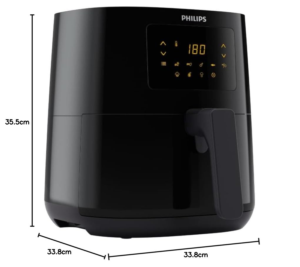 PHILIPS Digital Airfryer HD9252/90, Touch Panel, 4.1L, 100% Food Safe - Image 3