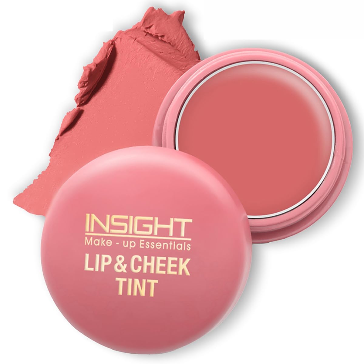 INSIGHT Lip & Cheek Tint - Candy Cane (3 g) | Matte Finish | With Vitamin E | Long-Lasting, Lightweight Multipurpose Tint for Lips & Cheeks | Smooth Application | All Skin Types