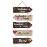 Artvibes Home Quotes Decorative Wall Mdf Wooden Hanging For Living Room | Handcrafted Art | Mdf| Paintings | Quote | Gifts | Sceneries For Wall | Unique Gift (WH_7304N)